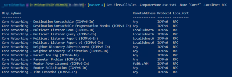 Use Powershell To Get Firewall Rules From Remote Computer Get Firewallrules Michael Wu 9311
