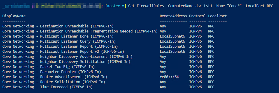 remote service management firewall